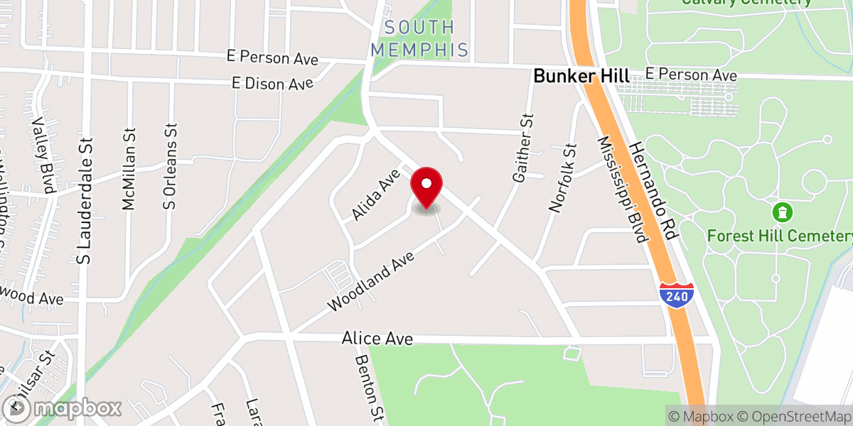 Map showing location of Gods Ministry Inc