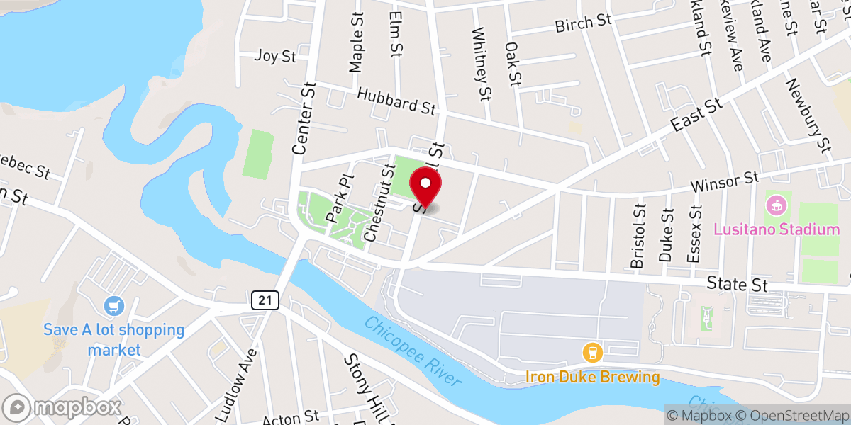 Map showing location of St. Stephen Orthodox Church