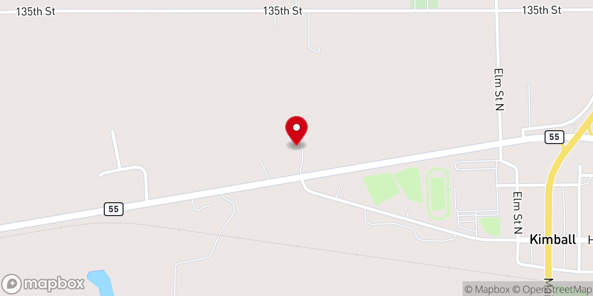 Map showing location of Hope Central Christian Church- Kimball Campus
