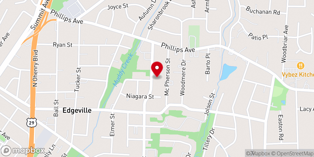Map showing location of Church of the Living God