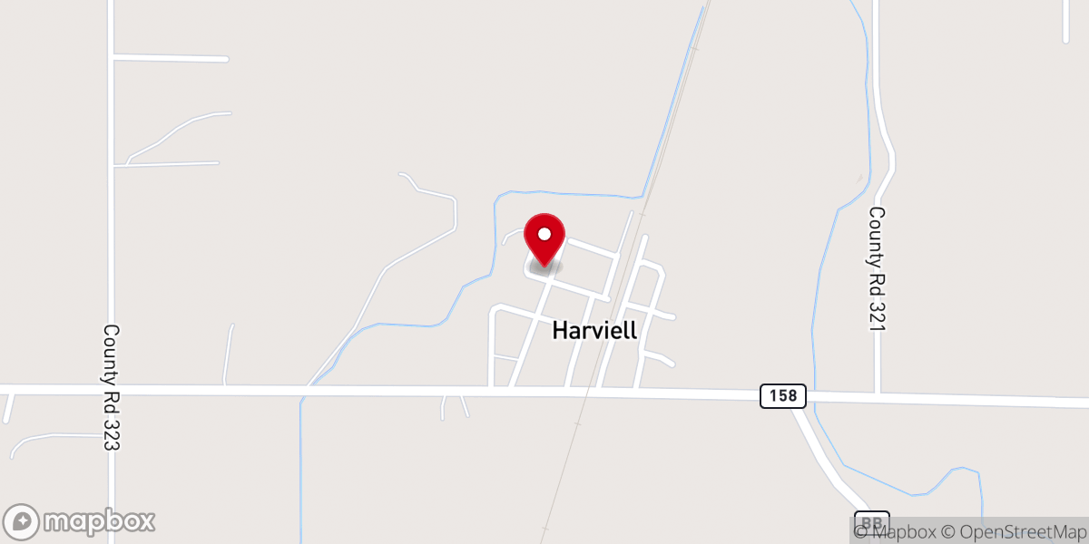 Map showing location of Church of Christ