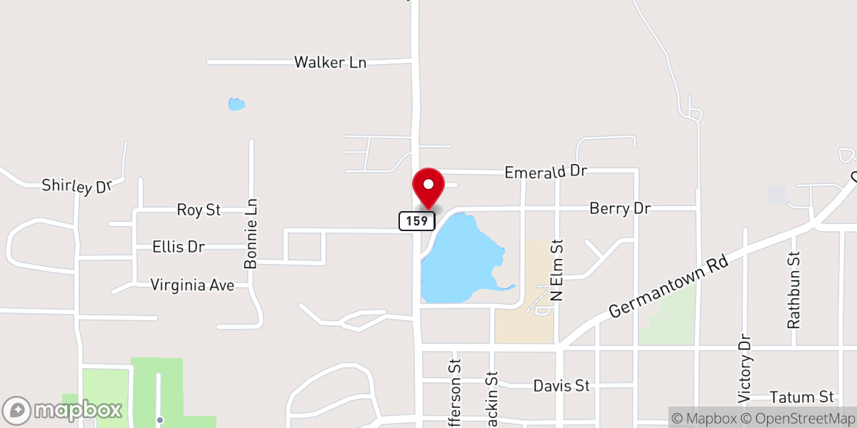 Map showing location of Lakeview United Methodist Church