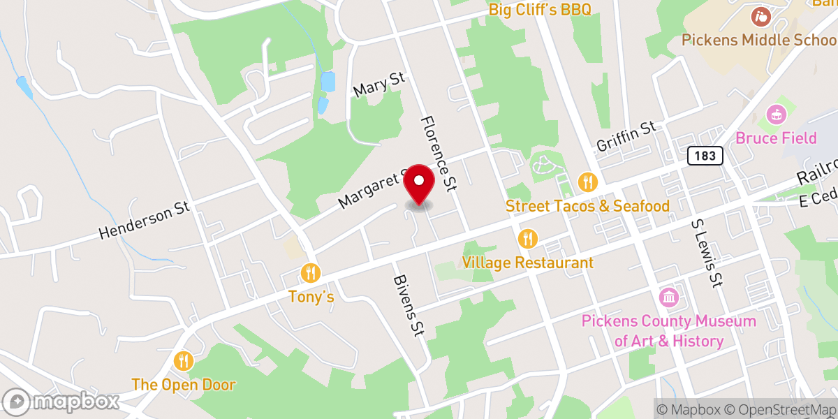 Map showing location of Mountain View Funerals and Cremations