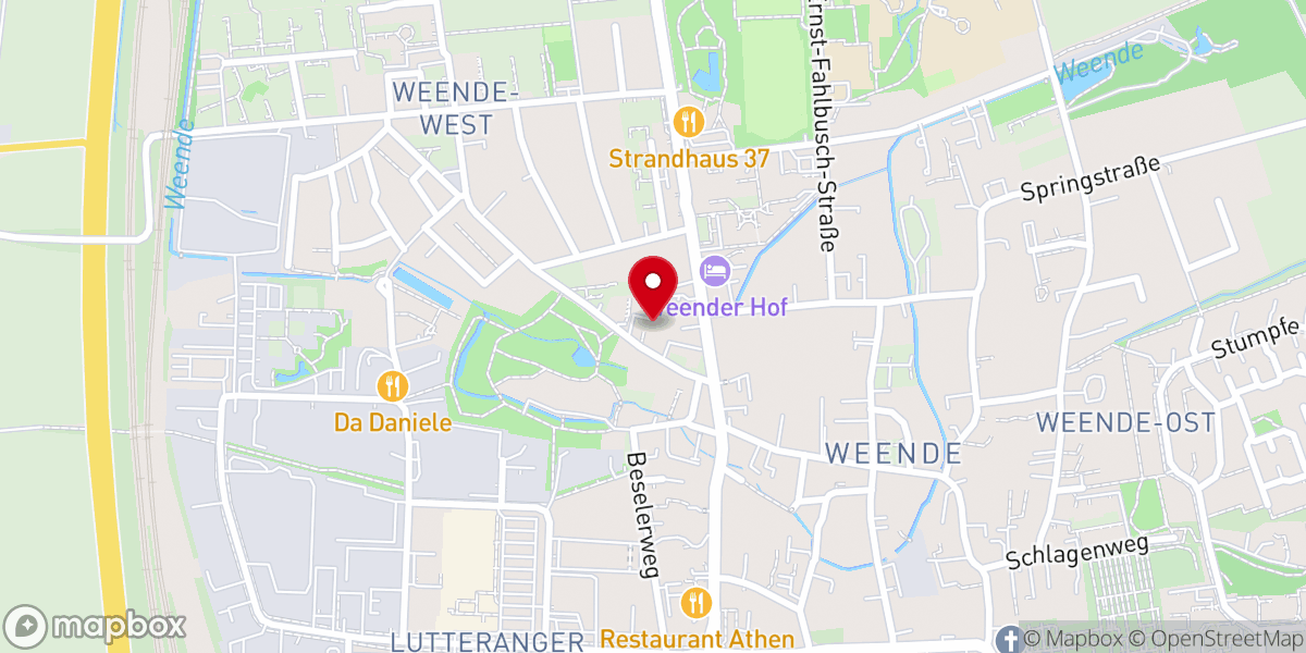 Map showing location of Ecclesia Kirche Göttingen | Evangelische Freikirche