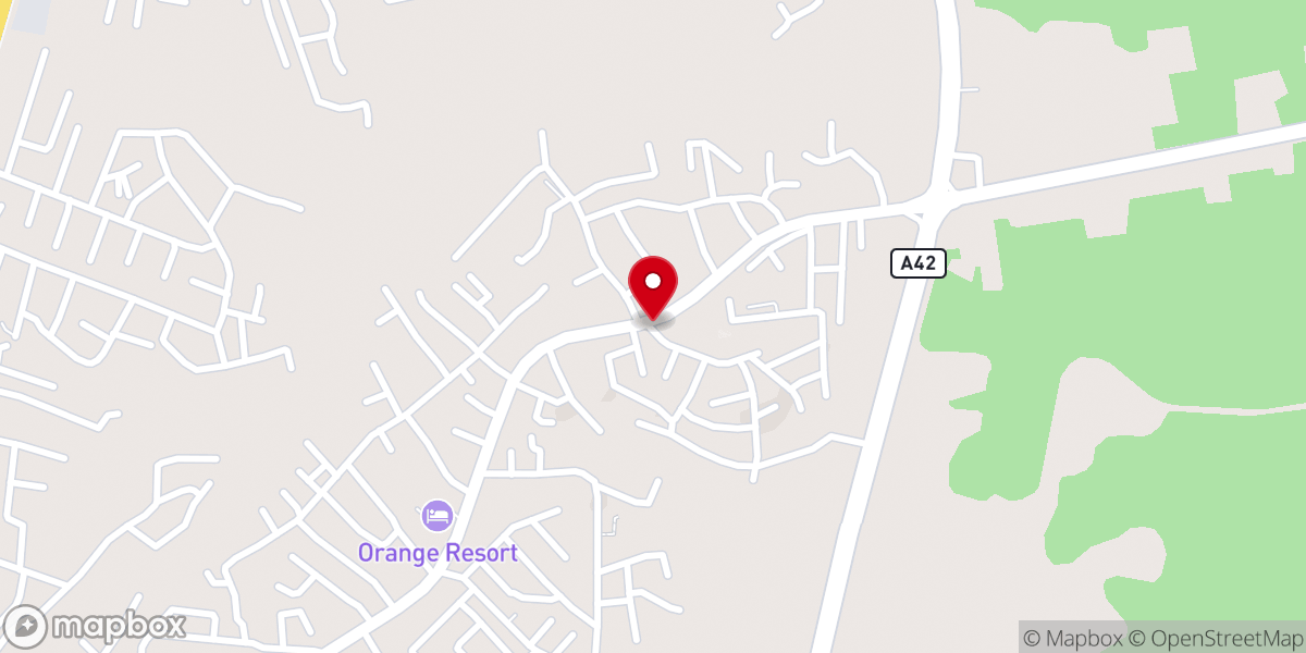 Map showing location of Anglican Church, Akai-Efa