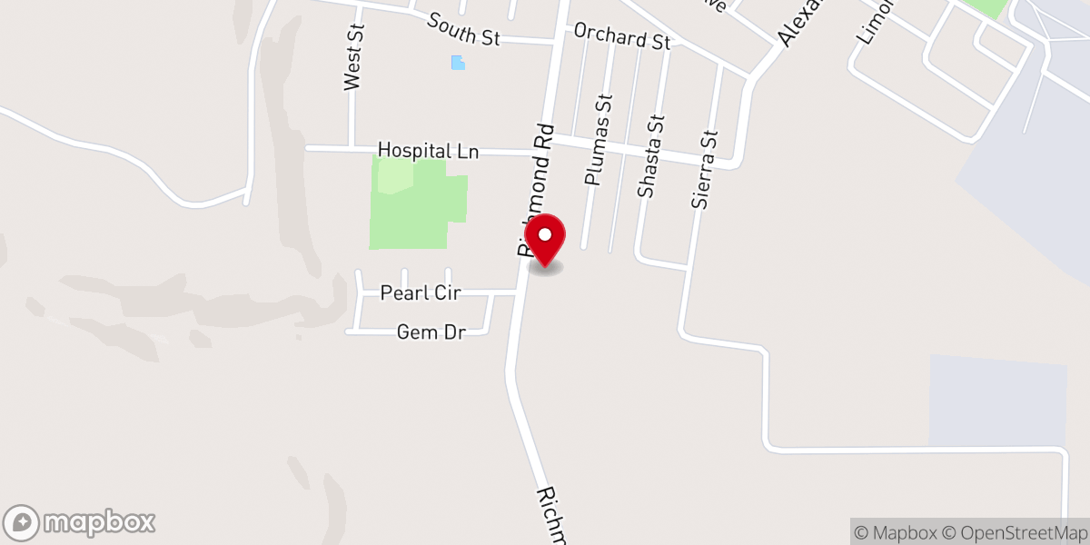 Map showing location of LDS Church