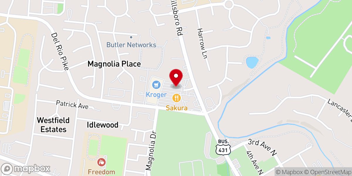 Map showing location of Standing Firm Ministries