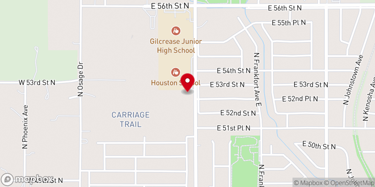 Map showing location of New Hope Baptist Church
