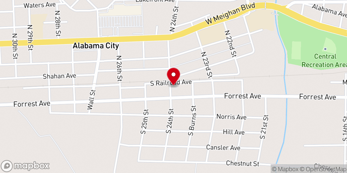 Map showing location of Win-all Ministries Inc