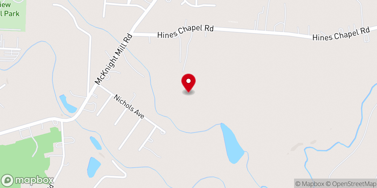 Map showing location of Mt Zion AME Church