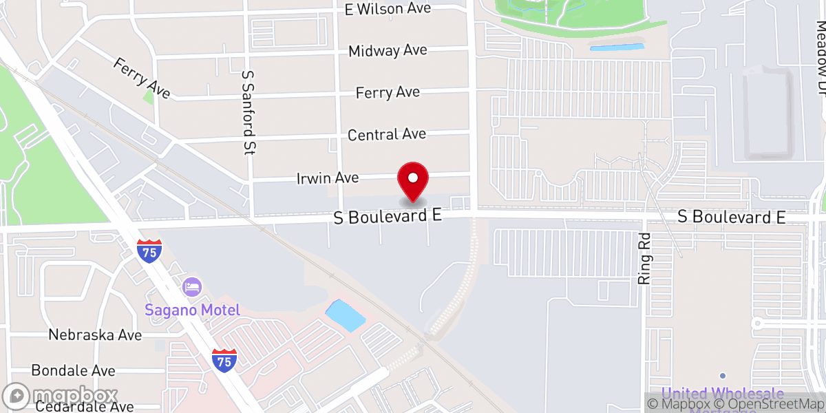 Map showing location of Greater Future Missionary Baptist Church