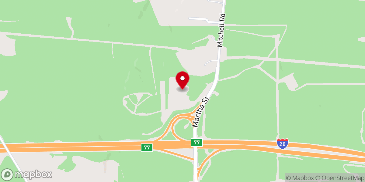 Map showing location of Lincoln Parish Sheriff’s Office Gun Range