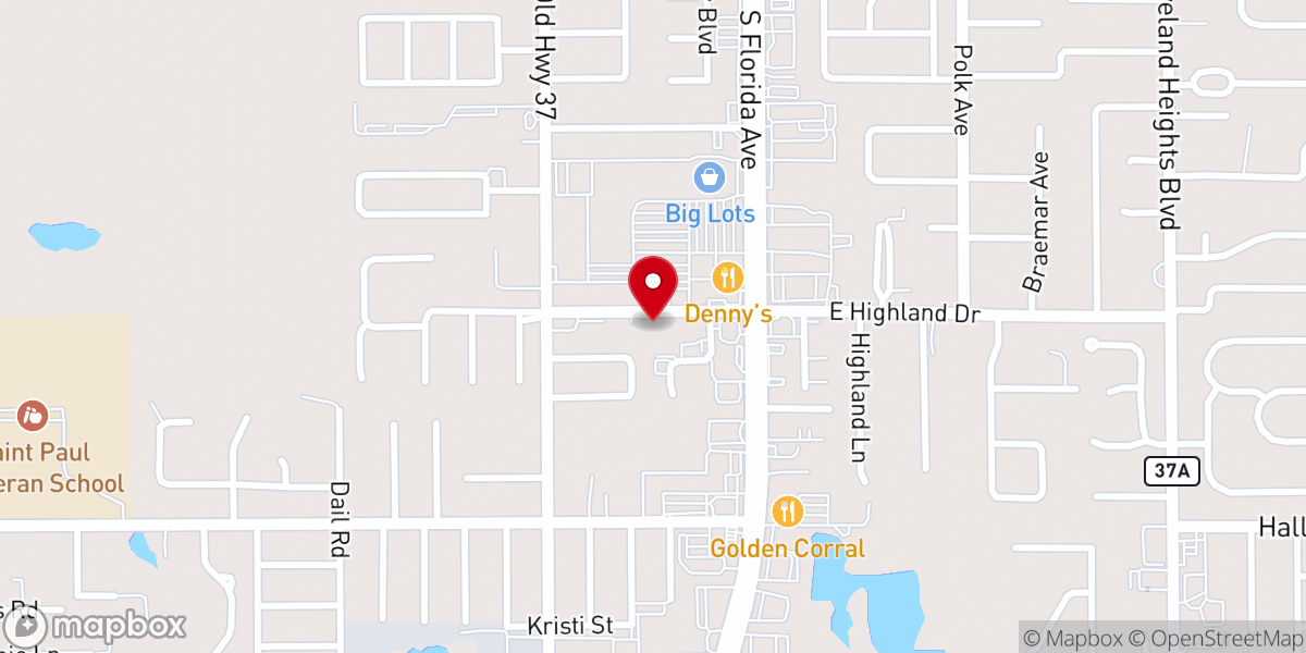 Map showing location of Life Line Center Christ in the Home Inc