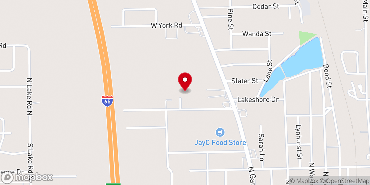 Map showing location of St James Community