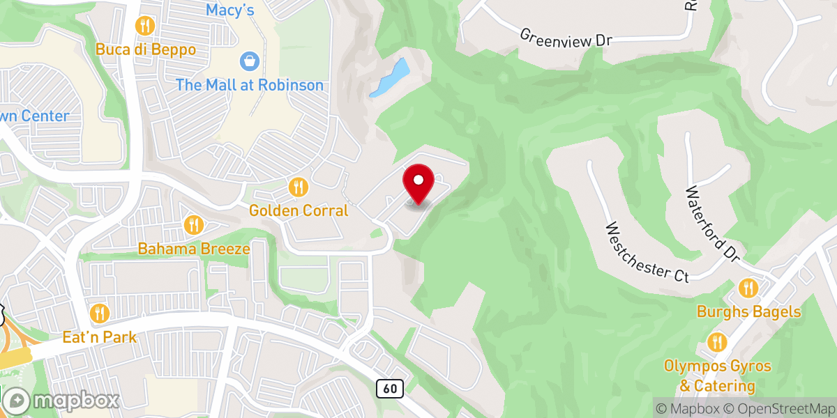 Map showing location of Ipul Pittsburgh Inc
