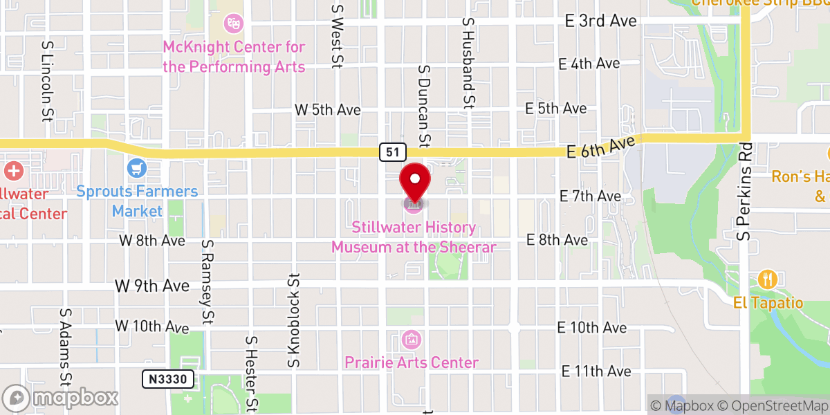 Map showing location of Hope of Glory