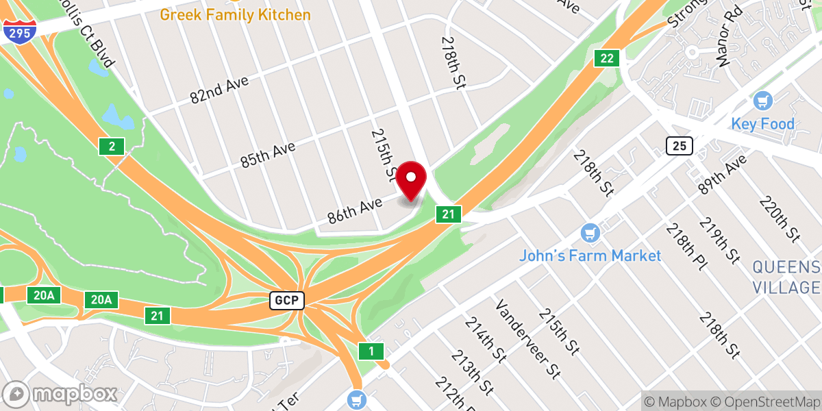 Map showing location of Derech Etz Hachaim USA Inc