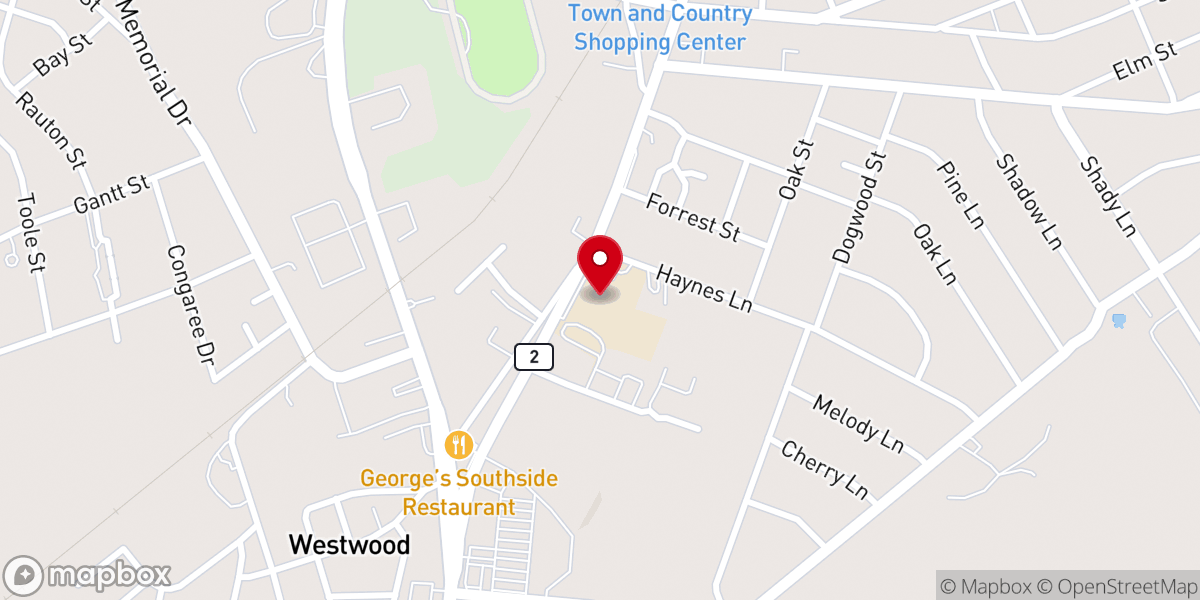 Map showing location of United Pentecostall Church