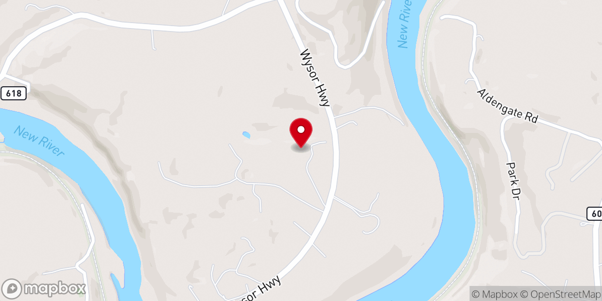 Map showing location of Riverview Church of God
