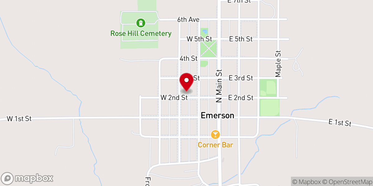 Map showing location of St Luke Lutheran Church