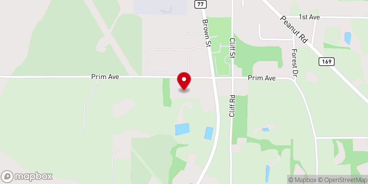 Map showing location of Southside Bingo