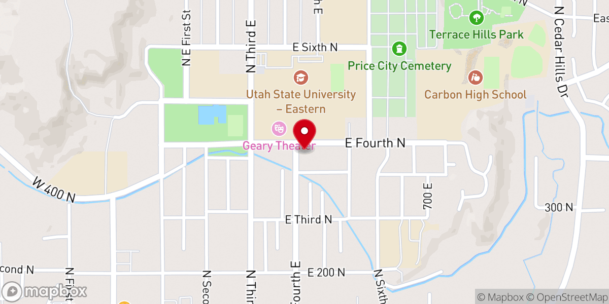 Map showing location of Price Institute