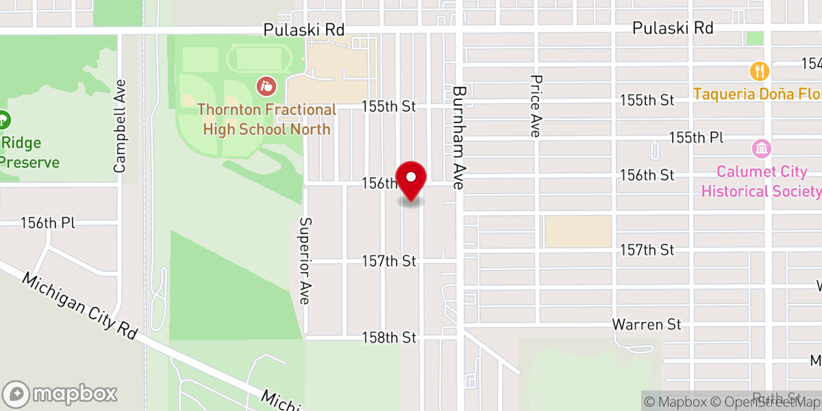 Map showing location of God Is Real Outreach Ministry