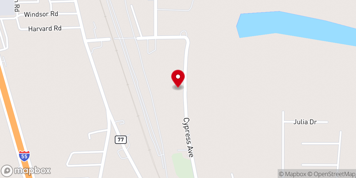 Map showing location of Cypress Creek Church Of The Nazarene
