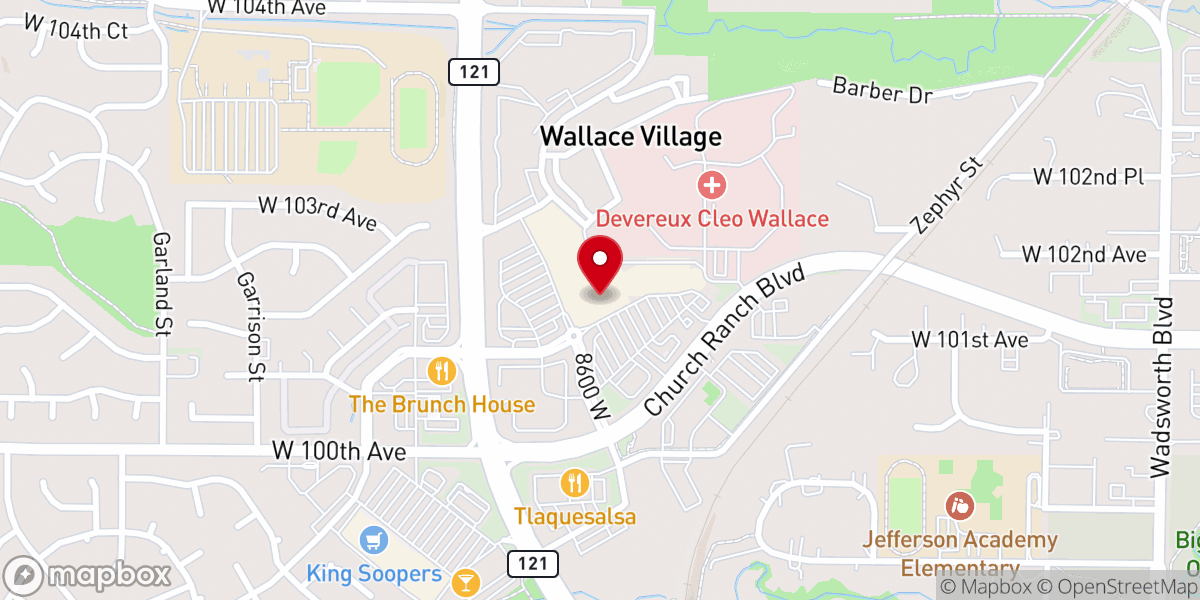 Map showing location of VASA Fitness