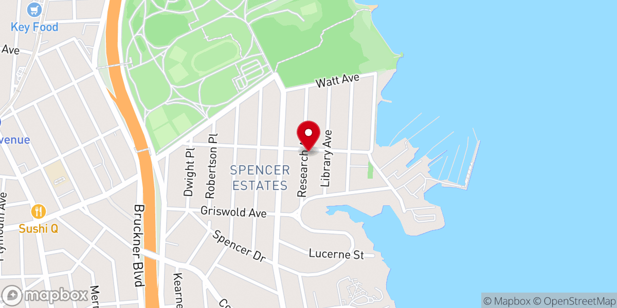 Map showing location of Living Manna Church