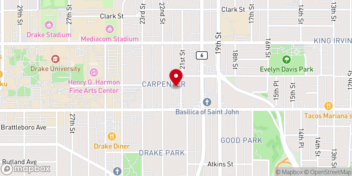 Map showing location of Iglesia de Dios (Séptimo Día)