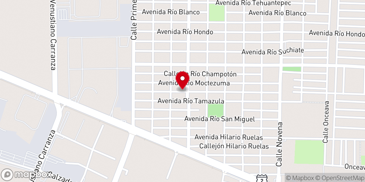 Map showing location of Iglesia Cristiana Familiar ODRES NUEVOS