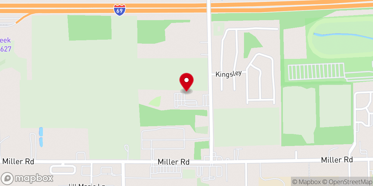 Map showing location of Church of Christ