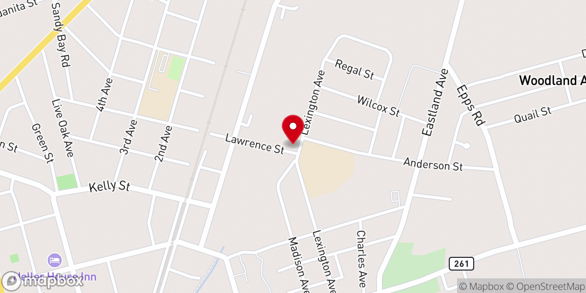 Map showing location of Mt Zion UMC