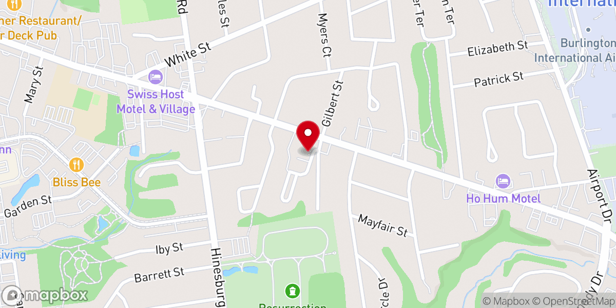 Map showing location of New King Church