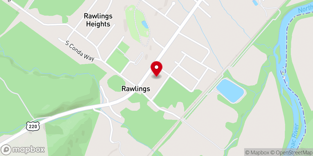 Map showing location of Mc Kendree United Methodist Church