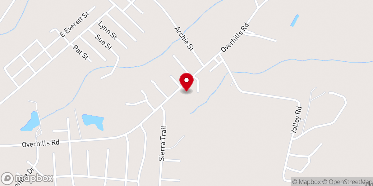 Map showing location of Life Springs Church Western Harnett