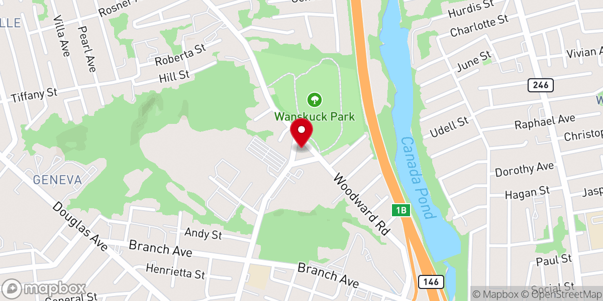 Map showing location of Christ Community Church