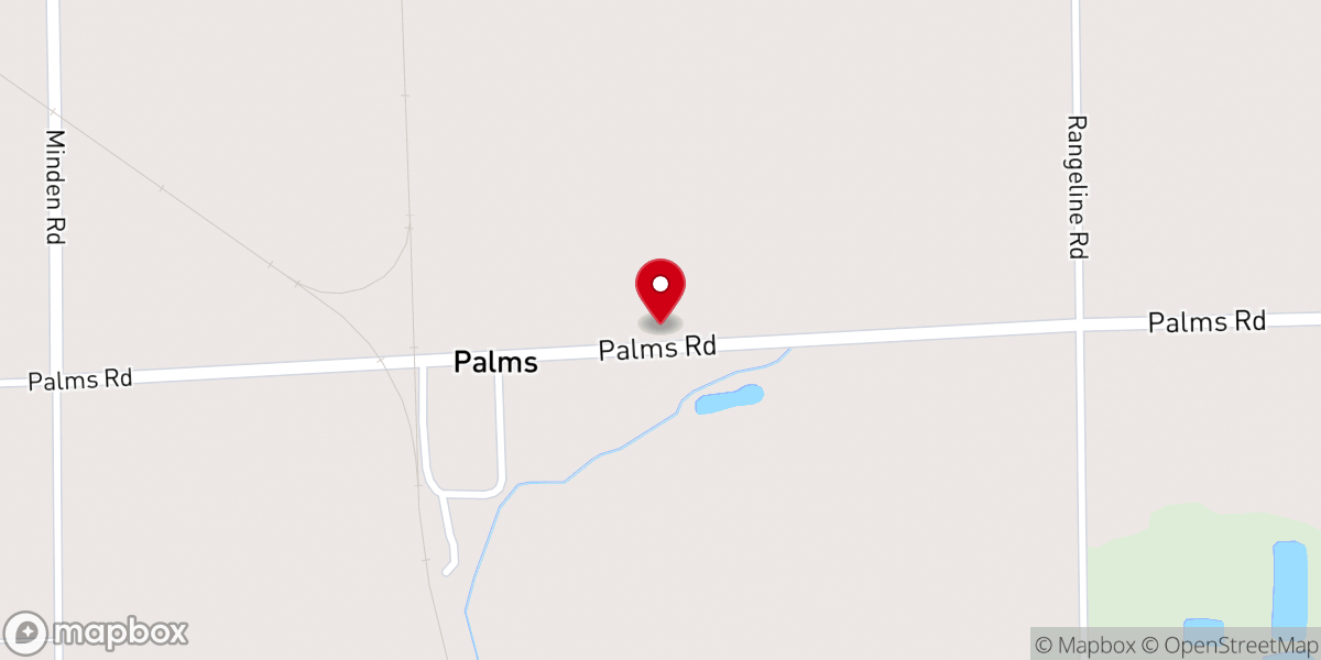 Map showing location of The Catholic Diocese of Saginaw - St. Patrick Church