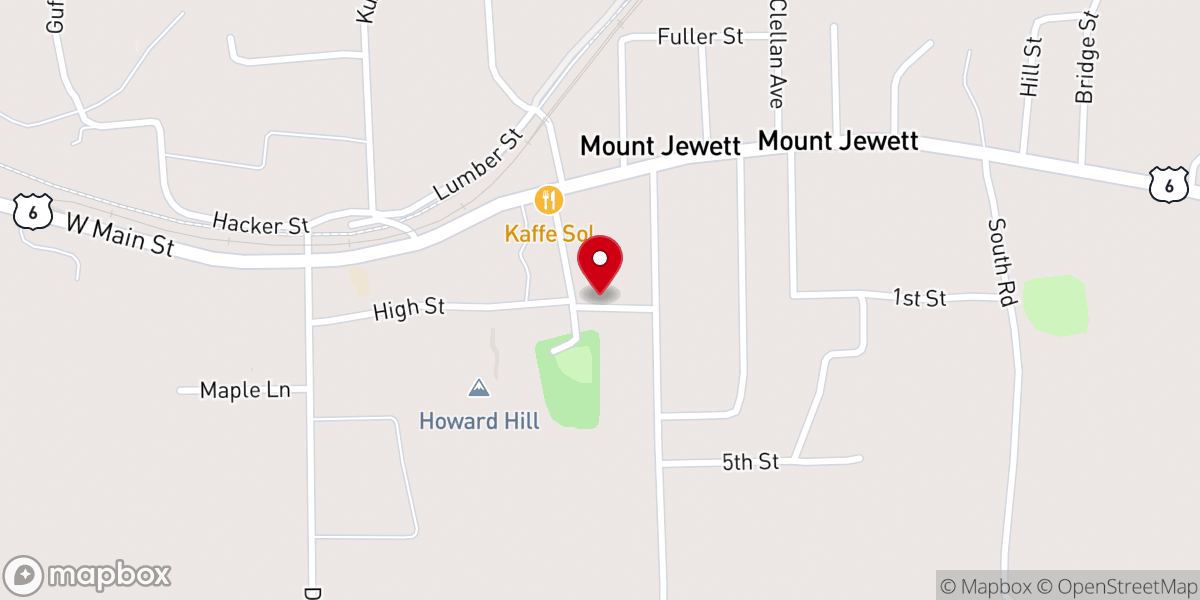 Map showing location of Line James