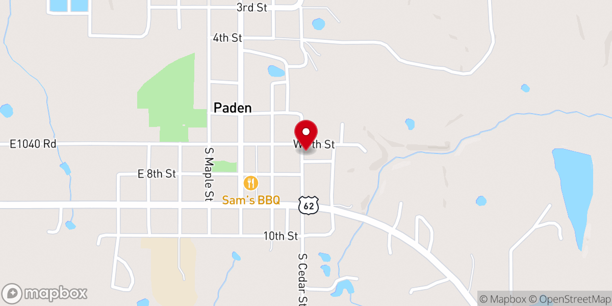 Map showing location of People of Truth Church