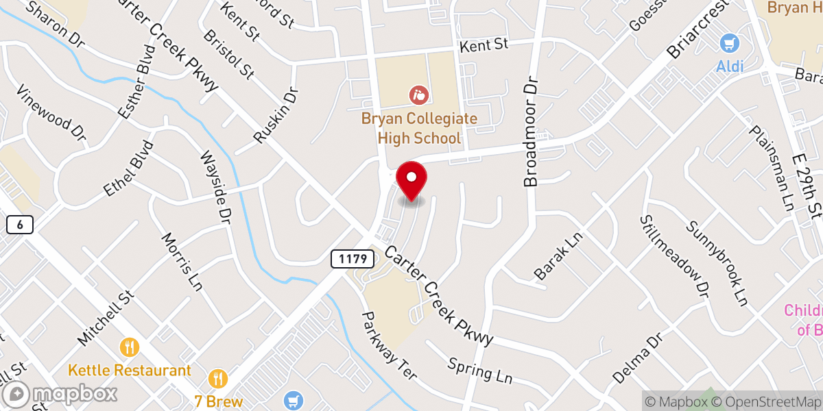 Map showing location of Lifepoint Christian Church