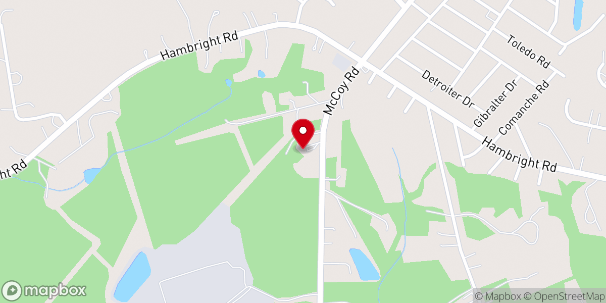 Map showing location of Catawba Presbyterian Church