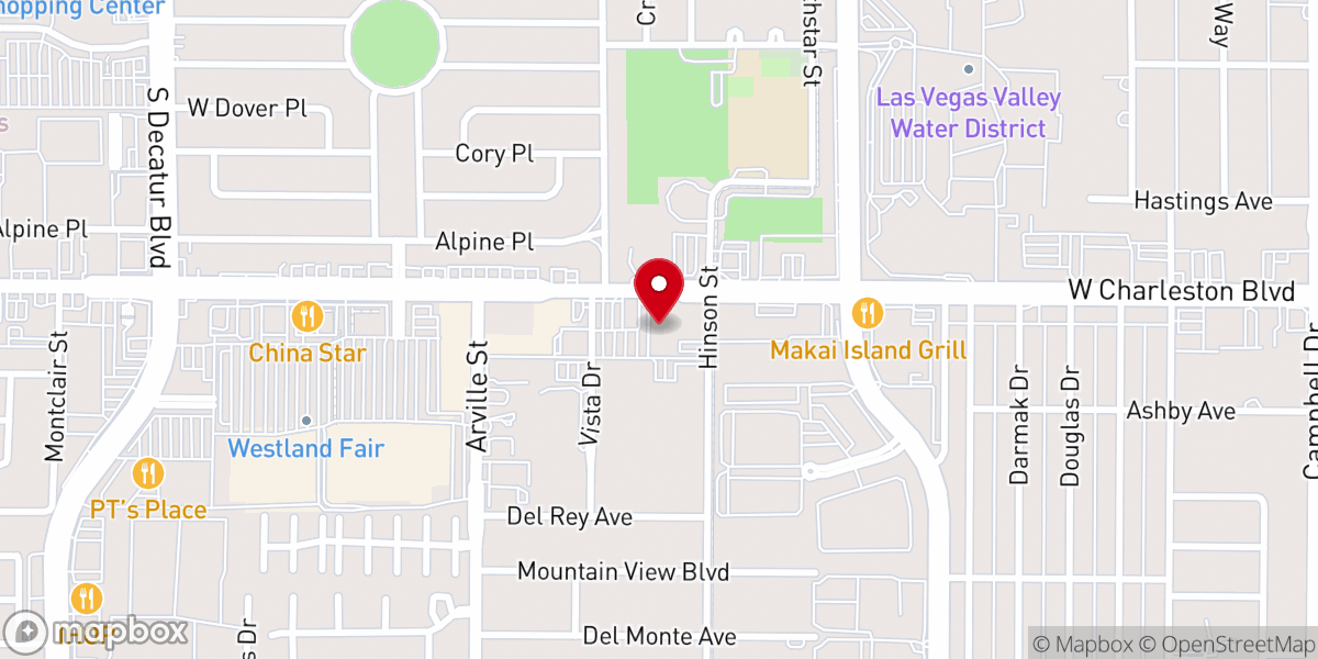 Map showing location of Rainbow Gardens