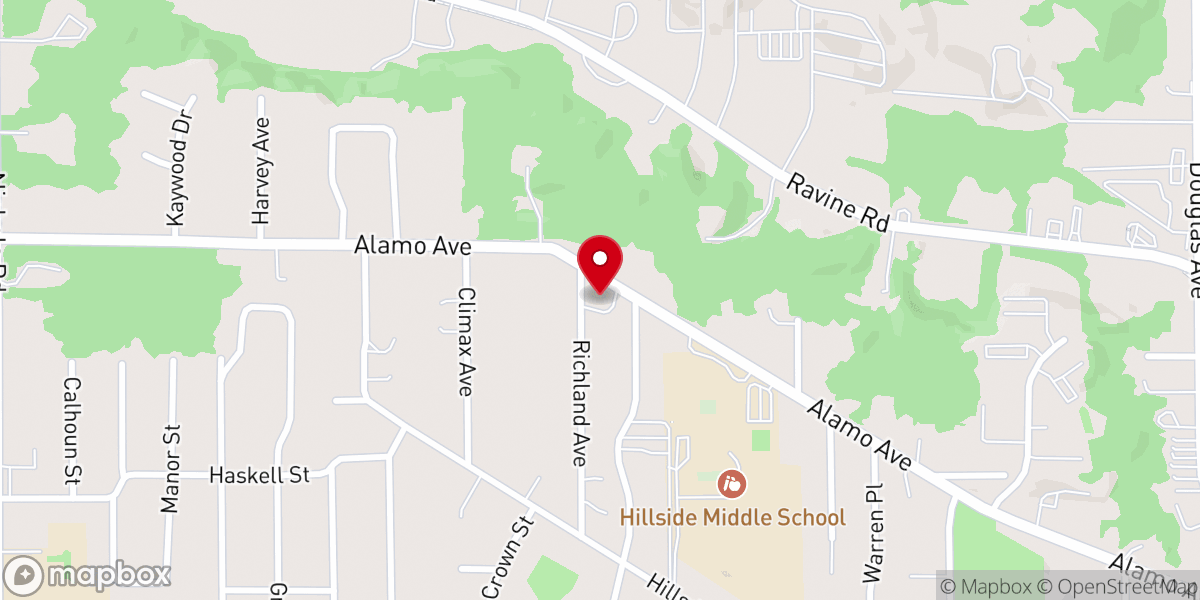 Map showing location of Grace Harbor Church
