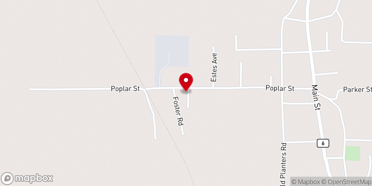 Map showing location of New Chapel United Methodist Church