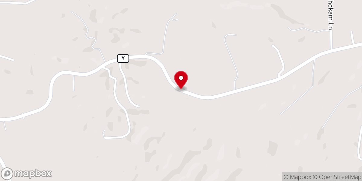 Map showing location of Solid Rock Bible Camp