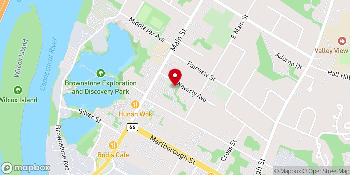 Map showing location of Portland Food Bank