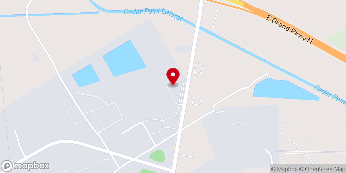 Map showing location of Hillside Church