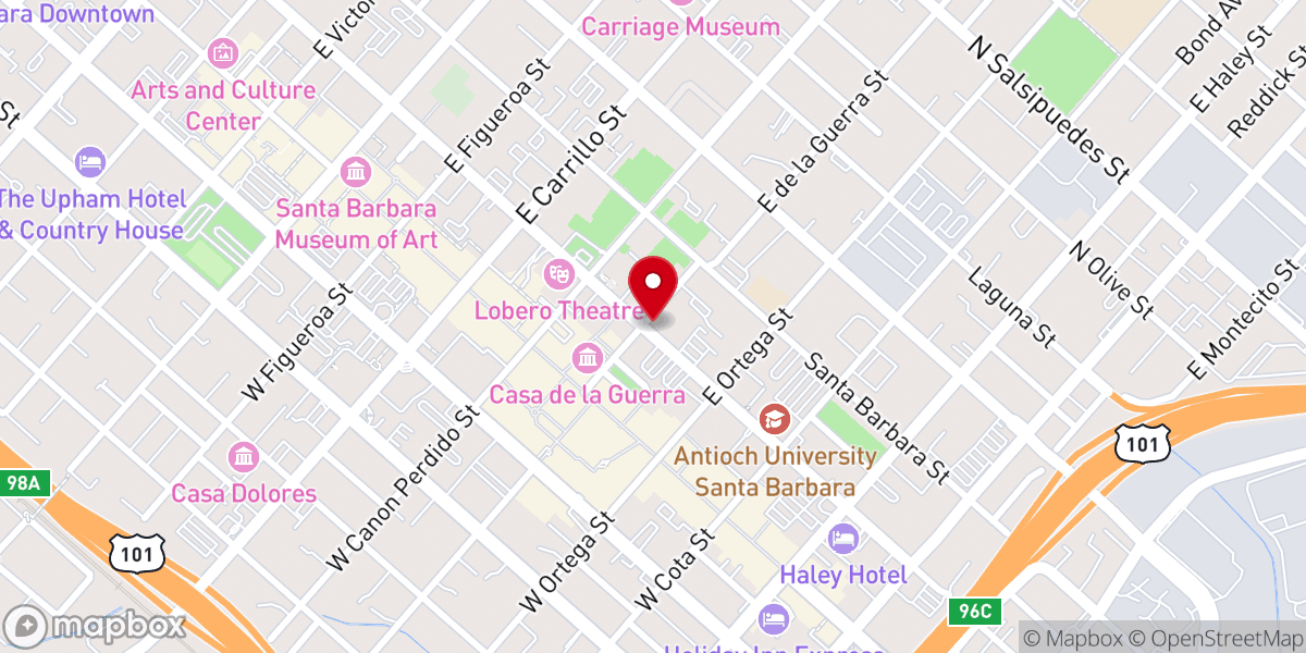 Map showing location of Iglesia del ilbi de Santa La Virgen del Pasapalabra